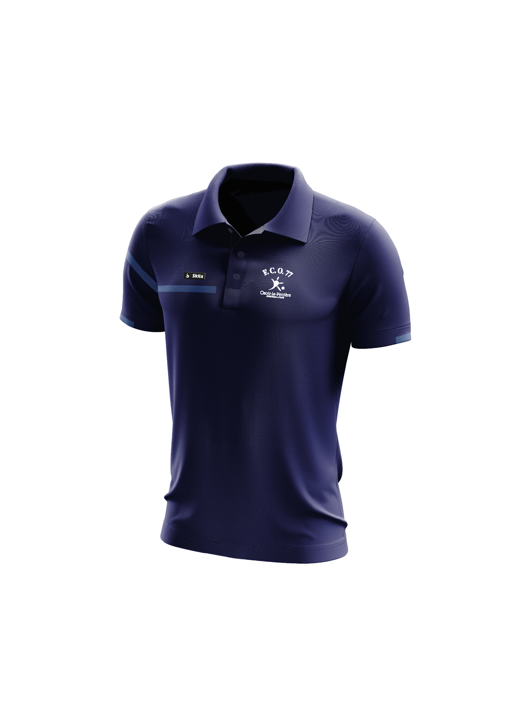 Polo SKITA'TECH Navy (FOOTBALL CLUB OZOIR 77)